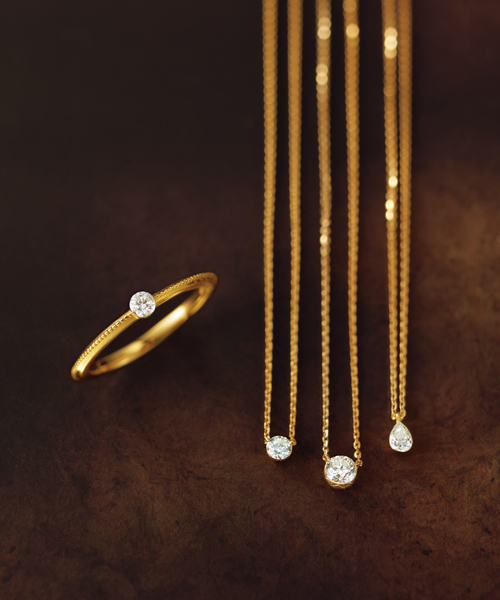 agete（アガット）の「K18ダイヤモンドネックレス（ネックレス・レディース・ゴールド系その他・FREE）」の4枚目の写真