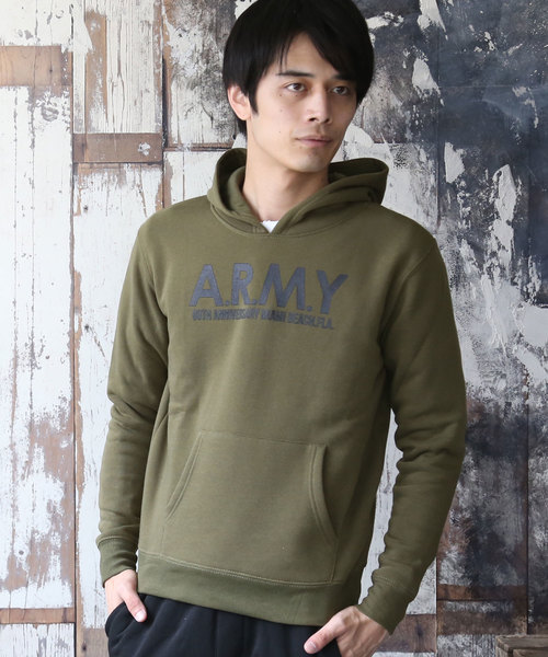 ARCADE（アーケード）の「裏フリース起毛ロゴプルパーカー（パーカー・メンズ・ブラック系その他2/ダークブルー/チャコールグレー/ホワイト系その他/グレー系その他2/ワイン/グレー系その他4/カーキ/グレー系その他/ブラック系その他4/ホワイト/ネイビー/ブラック系その他/グレー系その他3/ブラック系その他3・L/LL/M）」の12枚目の写真