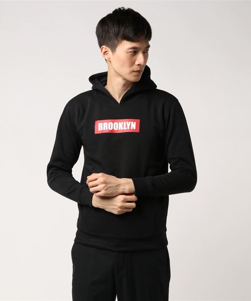 ARCADE（アーケード）の「裏フリース起毛ロゴプルパーカー（パーカー・メンズ・ブラック系その他2/ダークブルー/チャコールグレー/ホワイト系その他/グレー系その他2/ワイン/グレー系その他4/カーキ/グレー系その他/ブラック系その他4/ホワイト/ネイビー/ブラック系その他/グレー系その他3/ブラック系その他3・L/LL/M）」の22枚目の写真