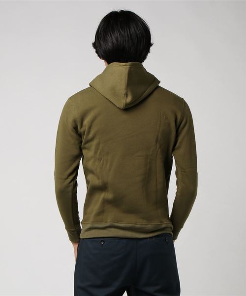 ARCADE（アーケード）の「裏フリース起毛ロゴプルパーカー（パーカー・メンズ・ブラック系その他2/ダークブルー/チャコールグレー/ホワイト系その他/グレー系その他2/ワイン/グレー系その他4/カーキ/グレー系その他/ブラック系その他4/ホワイト/ネイビー/ブラック系その他/グレー系その他3/ブラック系その他3・L/LL/M）」の17枚目の写真