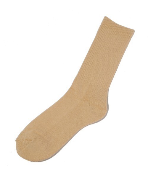 SPINNS（スピンズ）の「【カラバリ豊富】無地カラーソックス/クルー丈/メンズソックス/コーデの差し色にもおすすめ！（ソックス/靴下・メンズ・ホワイト/ブラック/レッド/オレンジ/ワイン/イエロー/パープル/ライム/モスグリーン/ミント/ピンク/ベージュ/サックスブルー/杢グレー/ダークグリーン/ブラウン/ライトピンク/ダークグレー/ライトパープル/エメラルド/ダークブルー/グリーン/ブルー/レモンイエロー/キナリ・25-27/ONESIZE）」の8枚目の写真