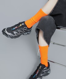 SPINNS（スピンズ）の「【カラバリ豊富】無地カラーソックス/クルー丈/メンズソックス/コーデの差し色にもおすすめ！（ソックス/靴下）」