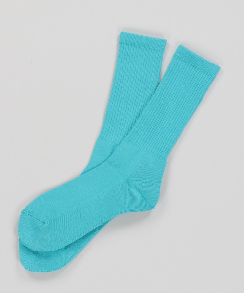 SPINNS（スピンズ）の「【カラバリ豊富】無地カラーソックス/クルー丈/メンズソックス/コーデの差し色にもおすすめ！（ソックス/靴下・メンズ・ホワイト/ブラック/レッド/オレンジ/ワイン/イエロー/パープル/ライム/モスグリーン/ミント/ピンク/ベージュ/サックスブルー/杢グレー/ダークグリーン/ブラウン/ライトピンク/ダークグレー/ライトパープル/エメラルド/ダークブルー/グリーン/ブルー/レモンイエロー/キナリ・25-27/ONESIZE）」の12枚目の写真