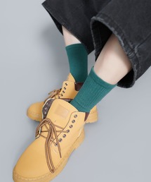 SPINNS（スピンズ）の「【カラバリ豊富】無地カラーソックス/クルー丈/メンズソックス/コーデの差し色にもおすすめ！（ソックス/靴下）」