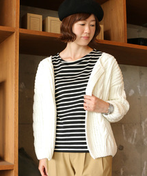 LBC | モール系ケーブルショートカーディガン(カーディガン/ボレロ)