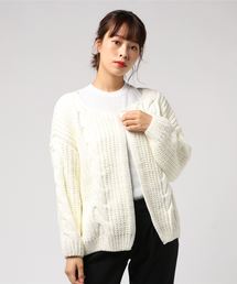 LBC | モール系ケーブルショートカーディガン(カーディガン/ボレロ)