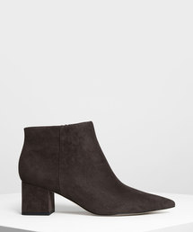 クラシックポインテッドアンクルブーツ / Classic Pointed Ankle Boots
