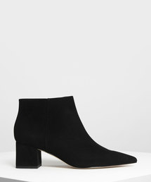 クラシックポインテッドアンクルブーツ / Classic Pointed Ankle Boots
