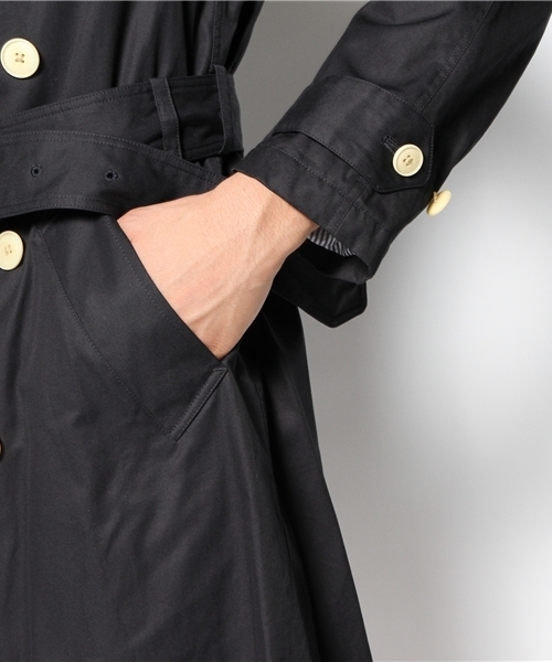 SHIPS（シップス）の「SD: TOKITO ギャバジン トレンチコート SP（トレンチコート・メンズ・カーキ/ネイビー・SMALL/MEDIUM/LARGE）」の8枚目の写真