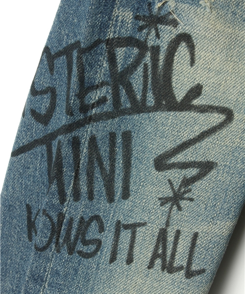 HYSTERIC MINI（ヒステリックミニ）の「Snake Racing Circuit デニム(ストレート)（デニムパンツ・キッズ・インディゴブルー・110/120/100）」の5枚目の写真