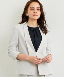 green label relaxing | [手洗い可能/パウダリードレープ]◆D ショールラペル ジャケット(その他アウター)