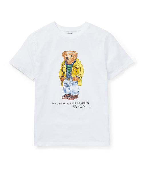 POLO RALPH LAUREN CHILDRENSWEAR(ポロ ラルフ ローレン チルドレンズウェア)の「Polo ベア コットン Tシャツ(Tシャツ/カットソー・キッズ・ホワイト・SMALL/MEDIUM/LARGE)」の1枚目の写真