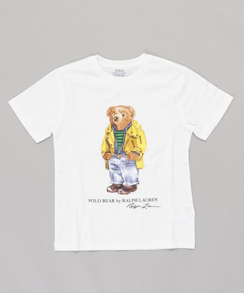 POLO RALPH LAUREN CHILDRENSWEAR(ポロ ラルフ ローレン チルドレンズウェア)の「Polo ベア コットン Tシャツ(Tシャツ/カットソー・キッズ・ホワイト・SMALL/MEDIUM/LARGE)」の4枚目の写真