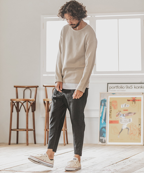 リネン ネイビー カジュアルパンツ 楽天市場】ネイビー パンツ（素材（生地・毛糸）麻・リネン）の通販