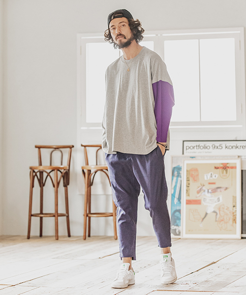 CAMBIO（カンビオ）の「mp6767-Stretch Linen Saruel Tight Tapered