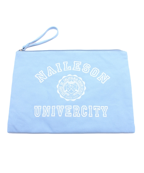 WEGO（ウィゴー）の「WEGO/カレッジクラッチバッグ（クラッチバッグ・レディース・ホワイト/サックスブルー/ワイン・FREE）」の3枚目の写真