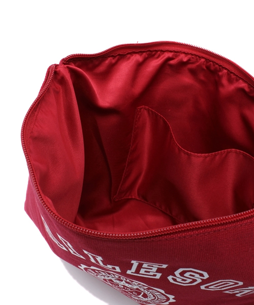 WEGO（ウィゴー）の「WEGO/カレッジクラッチバッグ（クラッチバッグ・レディース・ホワイト/サックスブルー/ワイン・FREE）」の9枚目の写真