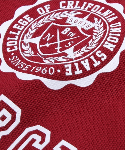 WEGO（ウィゴー）の「WEGO/カレッジクラッチバッグ（クラッチバッグ・レディース・ホワイト/サックスブルー/ワイン・FREE）」の4枚目の写真