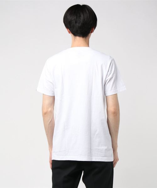 ELEMENT（エレメント）の「半袖Tシャツ ELEMENT LOGO AJ021-204（Tシャツ/カットソー・メンズ・ホワイト/ブラック・M/XL/L）」の4枚目の写真