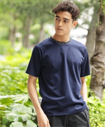 EDIFICE | コットン/リヨセル ポンチ クルーネック TEE(Tシャツ/カットソー)