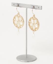 【岩座】大輪花ピアス