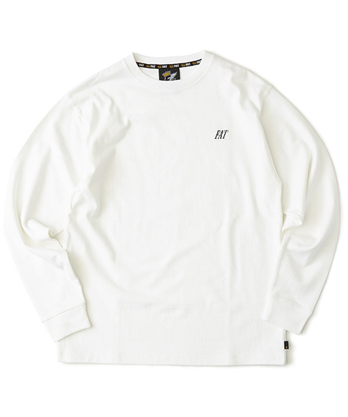 FAT(エフエイティー)の「LONGTAG(Tシャツ/カットソー)」|ホワイト