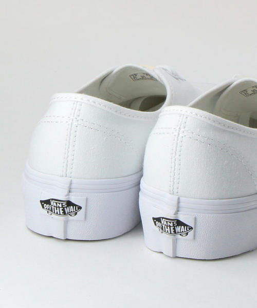 VANS（バンズ）の「＜VANS（バンズ）＞AUTHENTIC オーセンティック プラットフォーム/スニーカー  о（スニーカー・レディース・ホワイト・7/5/6/5h/6h）」の7枚目の写真