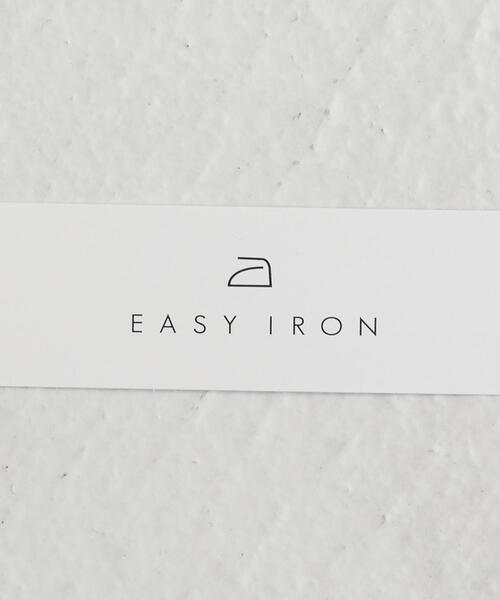 green label relaxing（グリーンレーベルリラクシング）の「スリム E/I マイクロヘリンボーン ショートワイドカラー ドレスシャツ＜機能性 / イージーアイロン＞（シャツ/ブラウス・メンズ・ホワイト/ライトブルー/ライトグレー・39cm/38cm/40cm/42cm/43cm/37cm/41cm）」の8枚目の写真