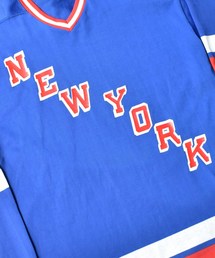 80s felco NEW YORK ビンテージ ホッケー 七分袖 Tシャツ 80s felco NEW YORK ビンテージ ホッケー 七分袖 Tシャツ