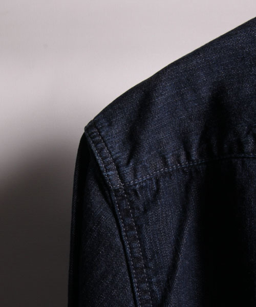 FACTOTUM(ファクトタム)の「【オンライン限定セール対象品】FACTOTUM × MAGINE AMERICAN RAG CIE Limited edition ワンウォッシュデニムシャツ∴(シャツ/ブラウス・メンズ・インディゴブルー・48/46)」の14枚目の写真