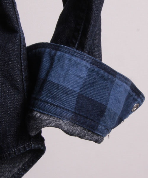 FACTOTUM(ファクトタム)の「【オンライン限定セール対象品】FACTOTUM × MAGINE AMERICAN RAG CIE Limited edition ワンウォッシュデニムシャツ∴(シャツ/ブラウス・メンズ・インディゴブルー・48/46)」の6枚目の写真