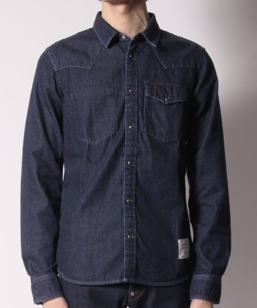 FACTOTUM(ファクトタム)の「【オンライン限定セール対象品】FACTOTUM × MAGINE AMERICAN RAG CIE Limited edition ワンウォッシュデニムシャツ∴(シャツ/ブラウス・メンズ・インディゴブルー・48/46)」の7枚目の写真