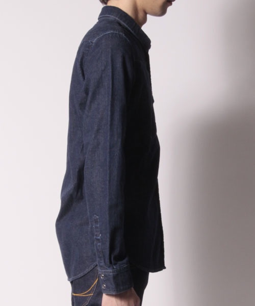 FACTOTUM(ファクトタム)の「【オンライン限定セール対象品】FACTOTUM × MAGINE AMERICAN RAG CIE Limited edition ワンウォッシュデニムシャツ∴(シャツ/ブラウス・メンズ・インディゴブルー・48/46)」の9枚目の写真
