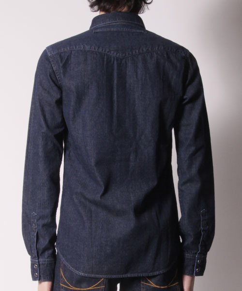 FACTOTUM(ファクトタム)の「【オンライン限定セール対象品】FACTOTUM × MAGINE AMERICAN RAG CIE Limited edition ワンウォッシュデニムシャツ∴(シャツ/ブラウス・メンズ・インディゴブルー・48/46)」の10枚目の写真