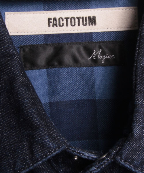 FACTOTUM(ファクトタム)の「【オンライン限定セール対象品】FACTOTUM × MAGINE AMERICAN RAG CIE Limited edition ワンウォッシュデニムシャツ∴(シャツ/ブラウス・メンズ・インディゴブルー・48/46)」の19枚目の写真
