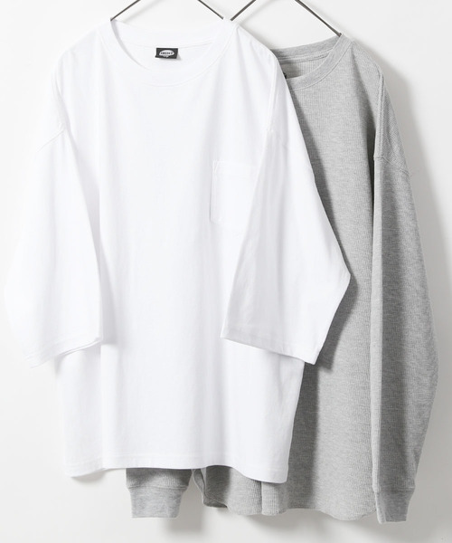 Freak S Store フリークスストア の Web限定 長袖サーマルレイヤード 半袖tシャツ Tシャツ カットソー Wear