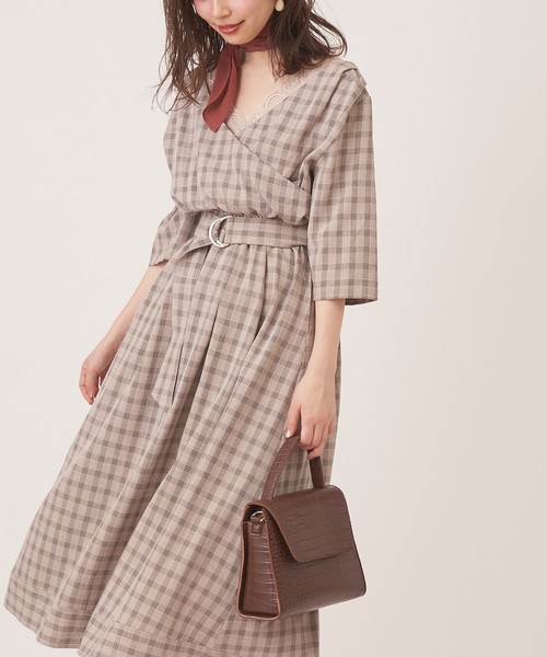 natural couture（ナチュラルクチュール）の「クロコ2WAYレトロショルダーバッグ（ショルダーバッグ・レディース・ブラック/ベージュ/ブラウン・FREE）」の15枚目の写真