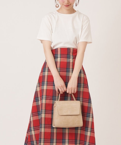 natural couture（ナチュラルクチュール）の「クロコ2WAYレトロショルダーバッグ（ショルダーバッグ・レディース・ブラック/ベージュ/ブラウン・FREE）」の18枚目の写真