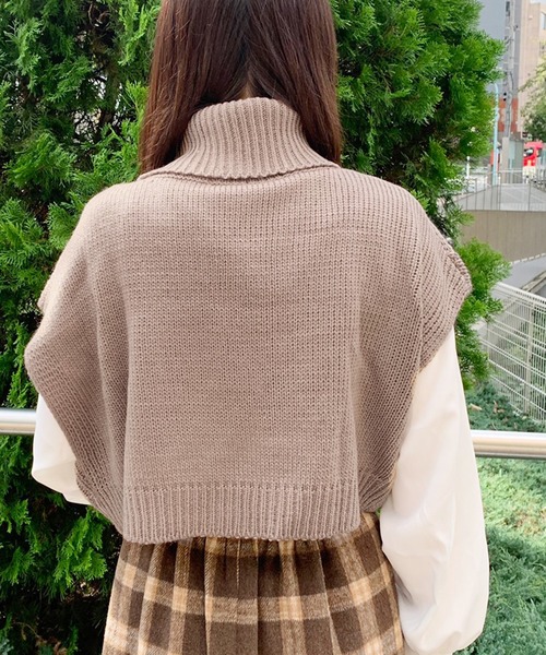 apres jour(アプレジュール)の「タートルベスト×ブラウスセット【ZOZOTOWN限定アイテム】(ニット/セーター・レディース・ベージュ/モカ/ライトベージュ・フリー)」の12枚目の写真