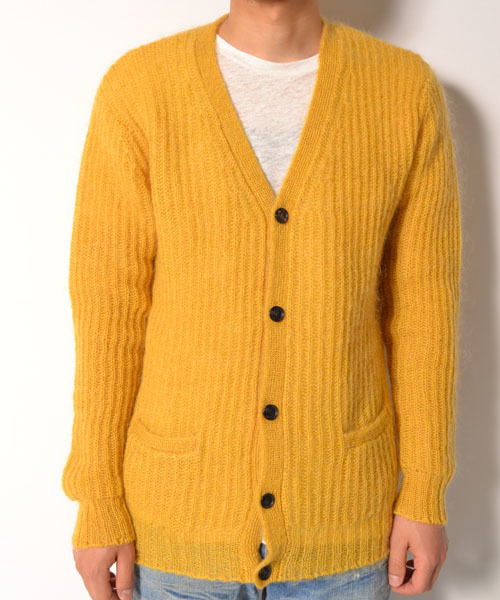 AMERICAN RAG CIE（アメリカンラグシー）の「AMERICAN RAG CIE モヘアウールシルクカーディガン 109-AWA-M142-KN006（ニット/セーター・メンズ・オフホワイト/ネイビー/イエロー/レッド・2/1）」の21枚目の写真