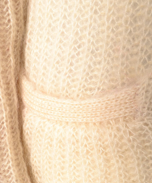 AMERICAN RAG CIE（アメリカンラグシー）の「AMERICAN RAG CIE モヘアウールシルクカーディガン 109-AWA-M142-KN006（ニット/セーター・メンズ・オフホワイト/ネイビー/イエロー/レッド・2/1）」の14枚目の写真