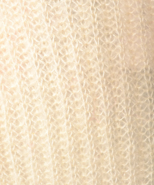 AMERICAN RAG CIE（アメリカンラグシー）の「AMERICAN RAG CIE モヘアウールシルクカーディガン 109-AWA-M142-KN006（ニット/セーター・メンズ・オフホワイト/ネイビー/イエロー/レッド・2/1）」の6枚目の写真