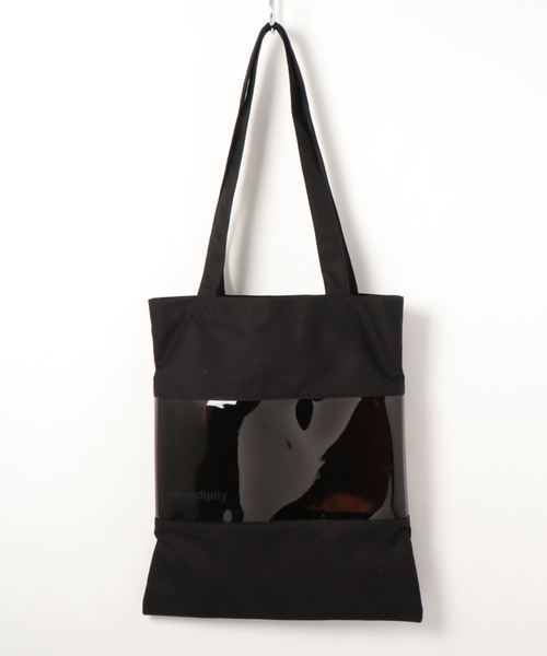 rapiecage(ラピエサージュ)の「キャンバスPVCコンビトートBAG(トートバッグ・レディース・ブラック/パープル/キナリ・FREE)」の7枚目の写真