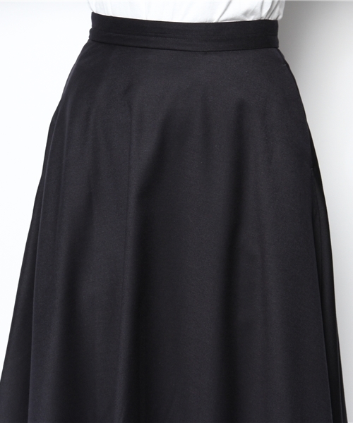 BEAMS LIGHTS Women's（ビームスライツ ウィメンズ）の「BEAMS LIGHTS / ミドルレングスフレア スカート（スカート・レディース・オフホワイト/オレンジ/ネイビー・36/38）」の6枚目の写真