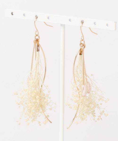 apres jour（アプレジュール）の「【apres jour×ARIAZ】フワラーブーケピアス（ピアス（両耳用）・レディース・パープル/イエロー/アイボリー/ライトピンク・FREE）」の10枚目の写真