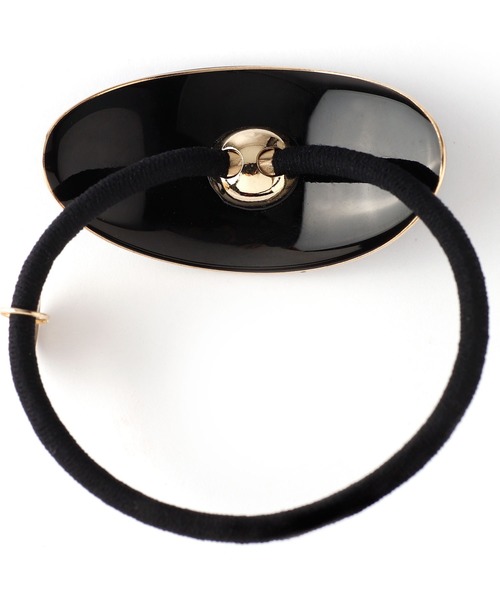 ANEMONE（アネモネ）の「シックカラーの艶めきオーバルヘアゴム（ヘアゴム・レディース・ブラウン/グレー/ブラック/ブルー・FREE）」の6枚目の写真