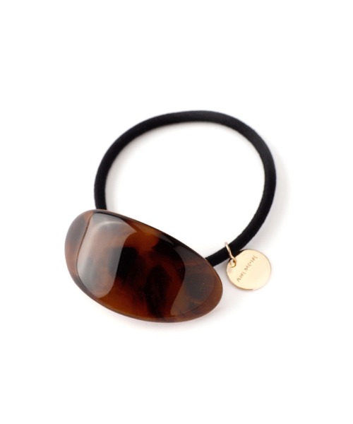 ANEMONE（アネモネ）の「シックカラーの艶めきオーバルヘアゴム（ヘアゴム・レディース・ブラウン/グレー/ブラック/ブルー・FREE）」の10枚目の写真