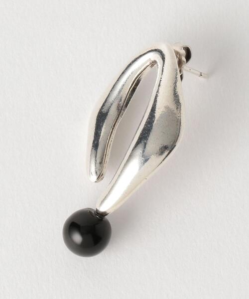 BEAUTY&YOUTH UNITED ARROWS（ビューティーアンドユースユナイテッドアローズ）の「【別注】＜VELATTI＞ブラッククリスタルピアス ◆（ピアス（両耳用）・レディース・シルバー・FREE）」の5枚目の写真