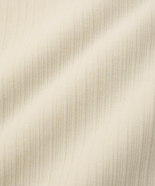 ADAM ET ROPE'(アダムエロペ)の「ベルト付きテレコプルオーバー(Tシャツ/カットソー・レディース・オフホワイト/パープル系その他・FREE)」の17枚目の写真