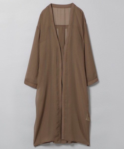 Jeanasis ジーナシス の シアーロングカーディガン 1331 カーディガン ボレロ Wear